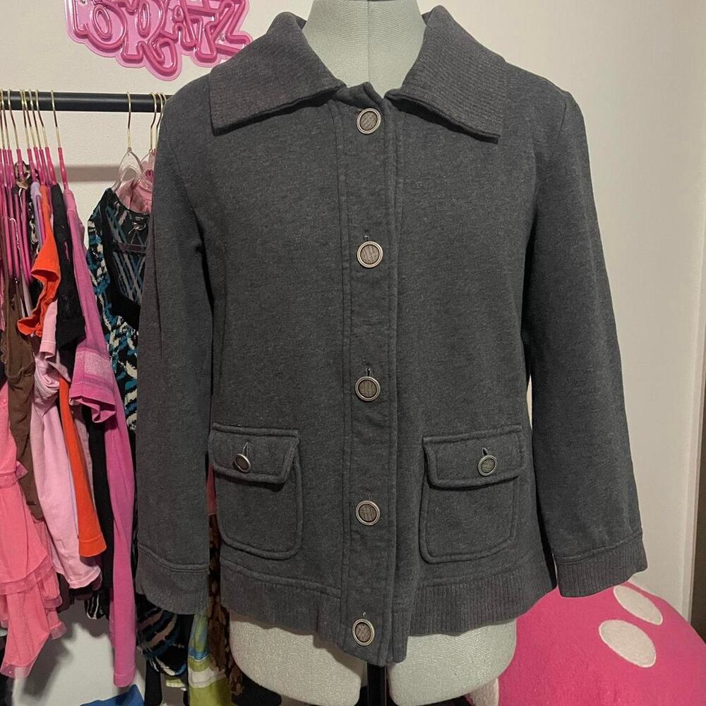 Grey karen scott sport coat